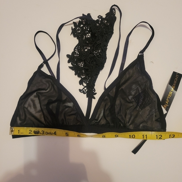 Dark Romantic Goth Victorian Hanky Panky Roxie Bralette sz Medium NWT Witchycore - Picture 5 of 8